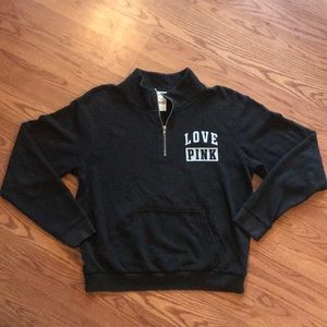 💋BLACK VICTORIA SECRET PINK SWEATSHIRT Medium M
